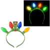 Light-Up Christmas Bulb Headbands Bulk 72 Pieces