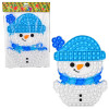 Christmas Blue Snowman Mega Bubble Popper Toys 13" Each