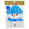 Christmas Blue Snowman Mega Bubble Popper Toys for Claw Machines and Prize Counters