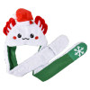Light-up Axolotl hoodie hat 24-pack Christmas overhead view of axolotl hoodie hat with lights