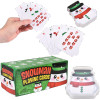 Christmas Snowman Playing Cards 3" Each