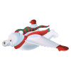 Christmas gliders 576-pack (7 inch) bulk set left-angle view of gliders with holiday designs