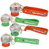 Christmas Liquid Snow Globe Wristlet Clip-On Wholesale Case of 144
