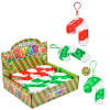 Candy Cane bubble popper clip-ons 144-pack (6") primary front view