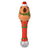 Light-Up Christmas Capybara Bubble Wand Toys Wholesale Case of 24
