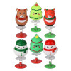 Christmas pop-ups 288-pack (2.75 inch) bulk set left-angle view of pop-ups with holiday designs