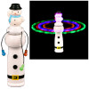 Light-up swirl Snowman spinning orbit wand 96-pack (7.5 inch) primary front view