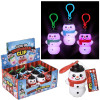 Light-up Snowman clip-on 144-pack assorted (3 inch) primary front view
