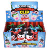 Christmas Light-Up Snowman Clip-On Toy Mix for Claw Machines and Prize Counters