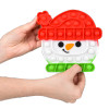Snowman winter hat bubble poppers 144-pack (6") in use