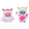 Rubber yeti characters 2" 500 pcs bulk assorted toy gifts maiden and with guitar.