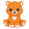 Big rubber zoo animal collectible mix 5"-6.5" 72 pcs bulk toy gifts 6 assorted animals tiger.