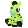 Big rubber zoo animal collectible mix 5"-6.5" 72 pcs bulk toy gifts 6 assorted animals zebra.