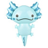 Axolotl inflate 24" 144 pcs bulk toy gifts teal.