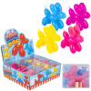 Rubber balloon dog 2.5" 144 pcs bulk toy gifts with packaging and inner display case.