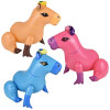 Capybara inflatable 24" 120 pcs bulk toy gifts 3 assorted colors.