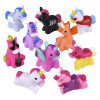 Rubber unicorn assortment 2" 500 pcs bulk toy gifts 10 assorted styles main.
