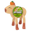 Bendable capybara 3.75" 288 pcs bulk toy gifts tan.