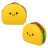 Rubber fast food collectible 2" 500 pcs bulk assorted toy gifts taco.