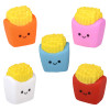 Rubber fast food collectible 2" 500 pcs bulk assorted toy gifts fries.