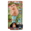 Light-up capybara bubble wand 13" 24 pcs bulk toy gifts in blister card.
