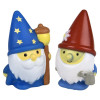 Rubber gnome assortment 2" 700 pcs bulk assorted toy gifts close up of gnomes.