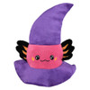 Light -up axolotl witch hat 3 assorted colors bulk 36 pcs purple