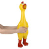 Giant rubber chicken 24" 6 pcs bulk toy gifts yellow held.