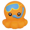 Rubber octopus assortment 2" 500 pcs bulk toy gifts 10 assorted characters orange snorkeler.