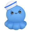 Rubber octopus assortment 2" 500 pcs bulk toy gifts 10 assorted characters blue sailor.