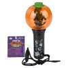 Halloween mini light up spinning wand necklace 4.5" 144 pcs bulk toy gifts 4 assorted styles jack o lantern.