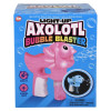 Light-up axolotl bubble blaster 7.25" 24 pcs bulk toy gifts packaging.