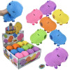 Capybara puffer assorted colors 6" 72 pcs bulk toy gifts with packaging.