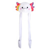 Axolotl Plush Hoodie Scarf Hat -White Bulk 24 Pieces