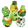 Rubber Duckies St. Patrick’s Day – 72 Pieces Bulk, 3.5", 6 Irish Styles