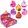 Valentine's rubber duck assortment bulk 72 pieces 3.5 inch with inner display 6 styles.