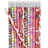 Valentine's pencil assortment bulk 1,440 pieces 7.5 inch 6 styles.