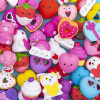 Valentine mini character assortment bulk 500 pieces 2 inch assorted designs.