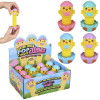 Easter chick fidget pop tube bulk 144 pieces 7 inch 4 colors.