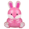 Squish sticky glitter Easter bunny bulk 144 pieces 2.5 inch 4 colors bunny front