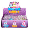 Squish sticky glitter Easter bunny bulk 144 pieces 2.5 inch 4 colors box front