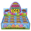 Squish and stretch marbleized Easter egg bulk 144 pieces 2.5 inch 6 colors box front