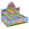 Squish and stretch marbleized Easter egg bulk 144 pieces 2.5 inch 6 colors box right