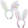 Easter Plush Cotton Candy Bunny Ears Bulk 72 Pieces