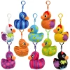 Rubber Ducky Backpack Clip Toys Bulk 240 Pieces