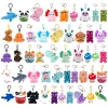 Plush Clip-On Toys Mix Bulk 144 Pieces