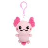 Plush Axolotl Backpack Clip-On 3.5" Each