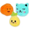 Embroidered Character Mini Value Plush Toys Wholesale Case of 720