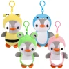 Penguin Backpack Clip Plush Toys Bulk 240 Pieces