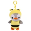 Penguin Backpack Clip Plush Toys 5" Each